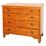 American Flame Maple Chest of Drawers