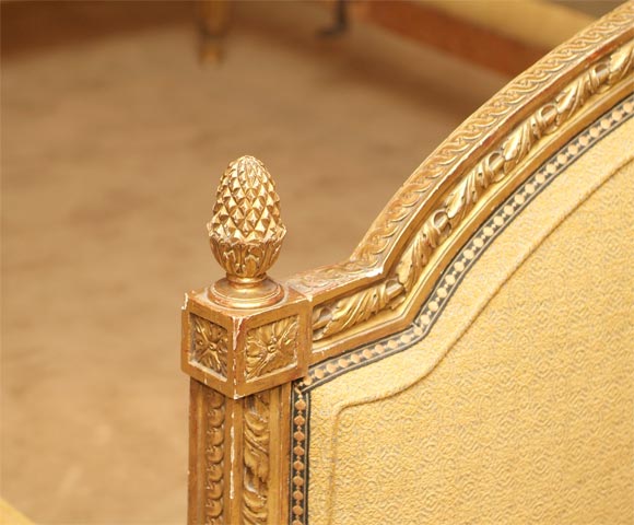 French Louis XVI Giltwood Bed