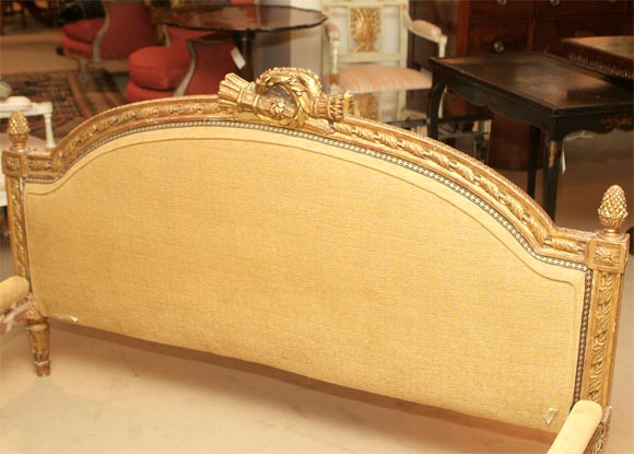 Iron Louis XVI Giltwood Bed