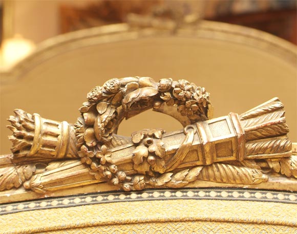Louis XVI Giltwood Bed 3