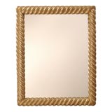 Beautiful Water Gilded Rope Frame Mirror