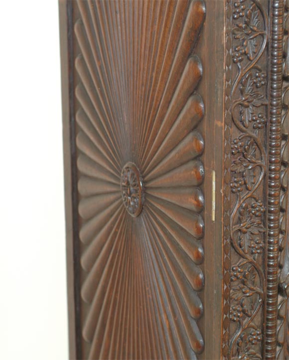 hand carved armoire