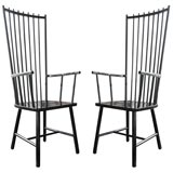 Pair of Italian High Back Chiavari Chairs