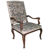 Regence Period Walnut Fautevil A La Reine