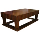 Custom Macassar Ebony Coffee Table