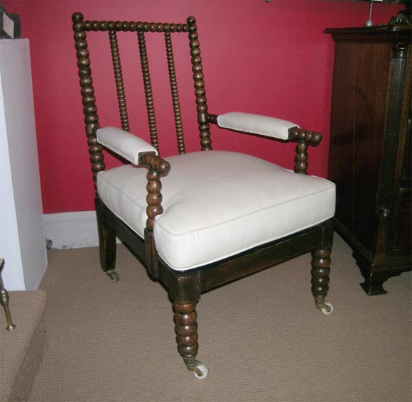 Bobbin turned armchair