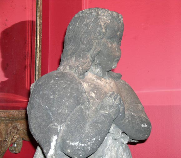 Carved Sandstone Figure of an Angel 6