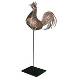 Antique 19th century rooster weathervane