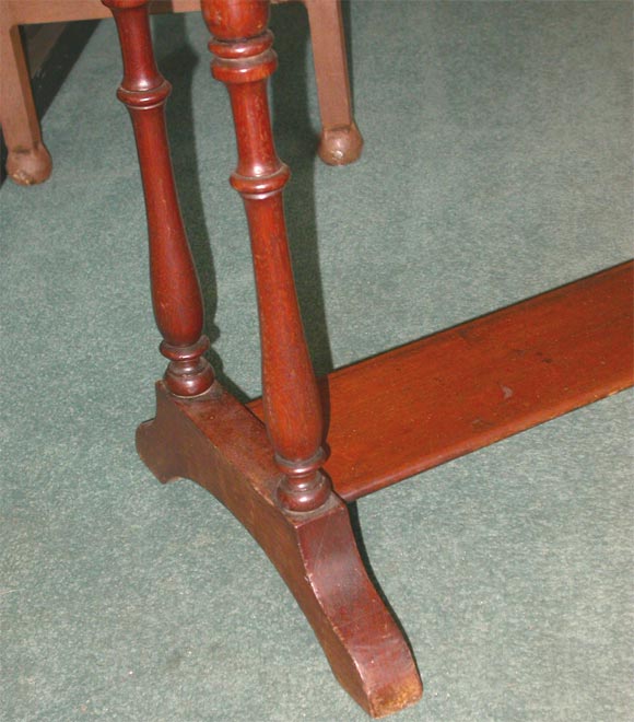 English Mahogany Towel Rail