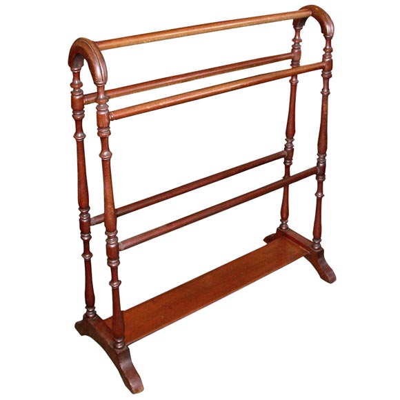 Mahogany Towel Rail