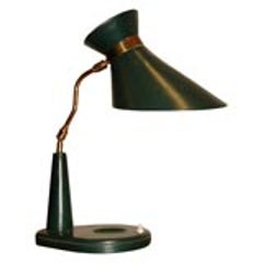 Jacques Adnet Leather Lamp 9