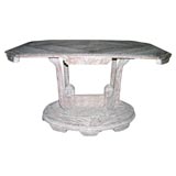 French Cereuse Blanche Oak Table