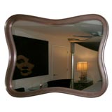 RARE SILVER LEAF MIRROR BY JAMES MONT