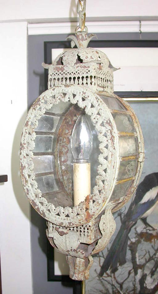 Painted Tole Lantern