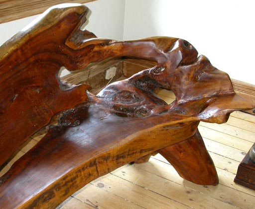 Unique Tree Trunk Bench