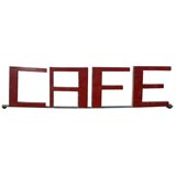 French "Cafe" Sign