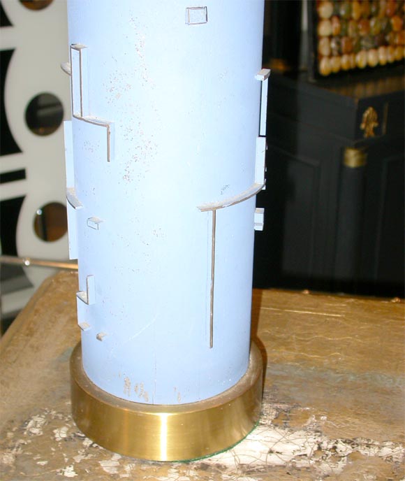 Pair wallpaper role lamps