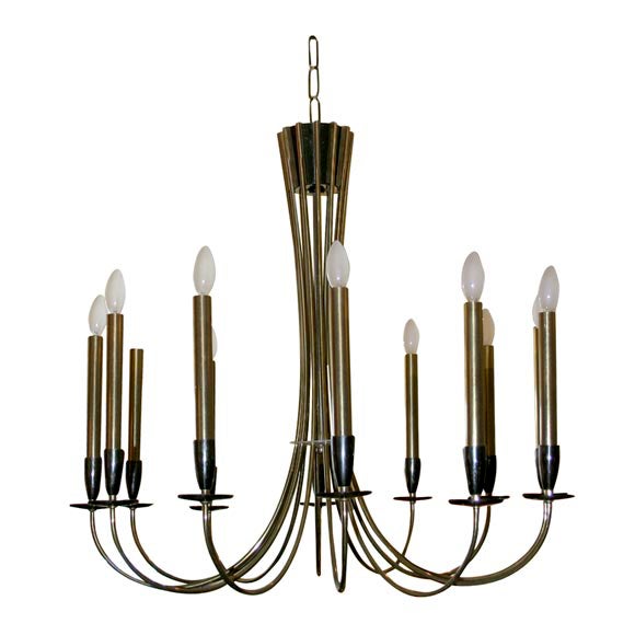 French Moderne Chandelier