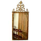 Vintage Iron Gilt Mirror