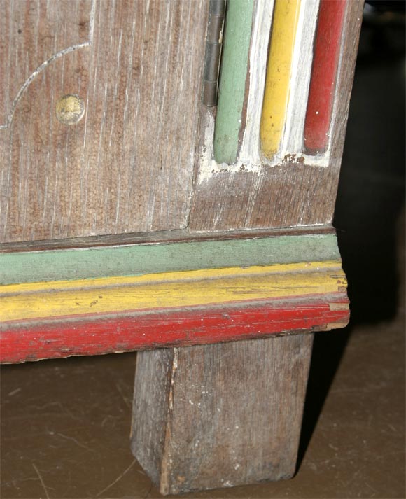 Unusual Painted Cabinet 5
