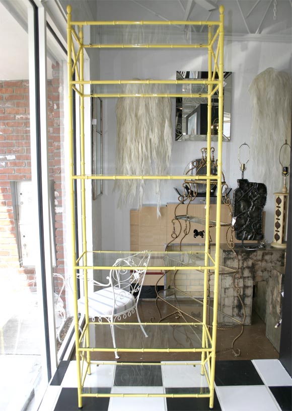 Metal Bamboo Etagere