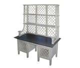 Custom Designed Zinc Top Etagere