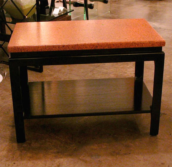 Pair of Frankl End Tables with Cork Tops