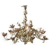 19thc. Tole Chandelier