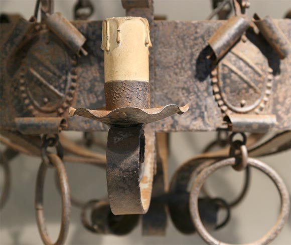 Wrought Iron Chandelier