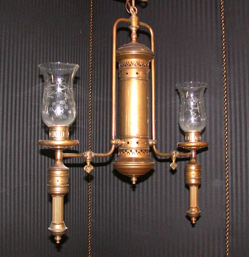 Two Light Brass Lantern