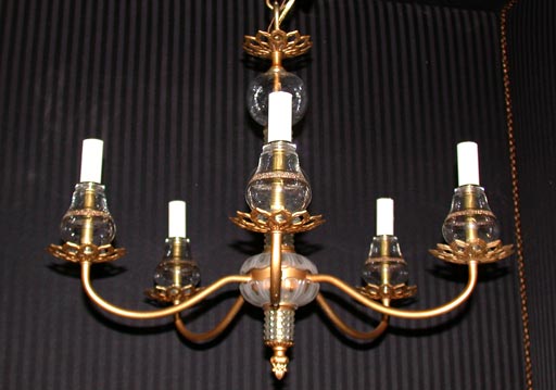 Brunelli Designs Five Arm Chandelier