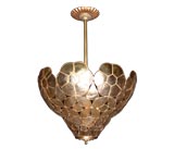 Floral Shaped Shell Chandelier
