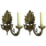 Pair Brunelli Design Scrolled Sconces