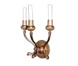 Pair Three Light Figural Triton Sconces