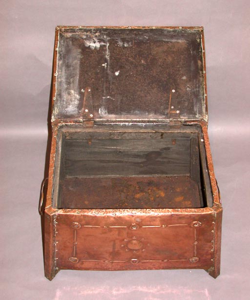 English Arts and Crafts Coal Box