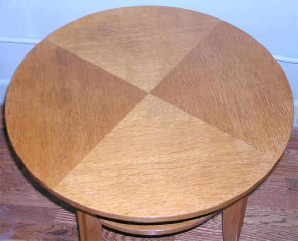 Mid-20th Century French 1930's Oak Side Table