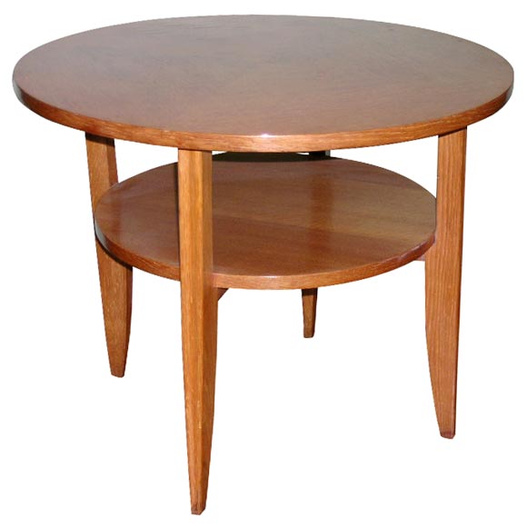 French 1930's Oak Side Table