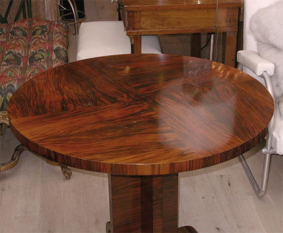 Deutsche Werkstaten macassar ebony round table