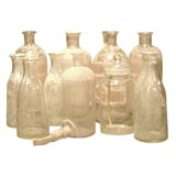 Collection of Old glass Bottles