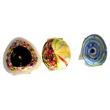 3 Spectacular Hand-Blown Glass Chargers by Anzolo Fuga 3 Spectacular Hand-Blown Glass Chargers by Anzolo Fuga