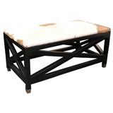 Sixties Cowhide Bench