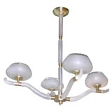 1940
s Murano Glass Chandelier