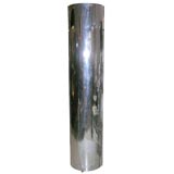 1970's Chrome Cylinder Floor Lamp