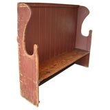 Antique 18th century High Back Settle