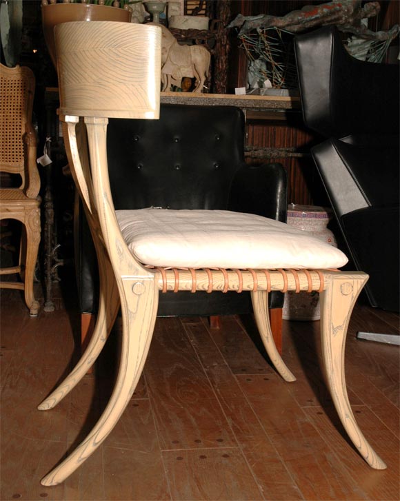 Greek Robsjohn-Gibbings Klismos Side Chairs For Sale