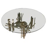 Sculptural Lotus Blossom Cocktail Table By Curtis Jere