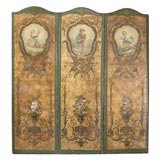 Louis XV Painted Screen