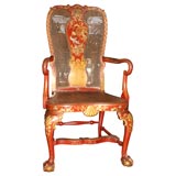 Antique Chinoiserie armchair