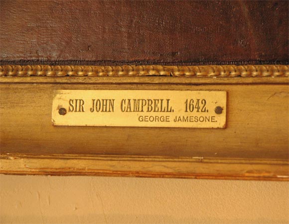 18th Century and Earlier Painting    circa 1642, of Sir John Campbell byGeorge Jameson For Sale