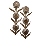 Monumental 1930's Art Deco Theater Lamps